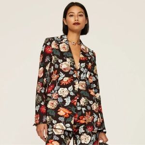 Rosetta Getty floral blazer size 0